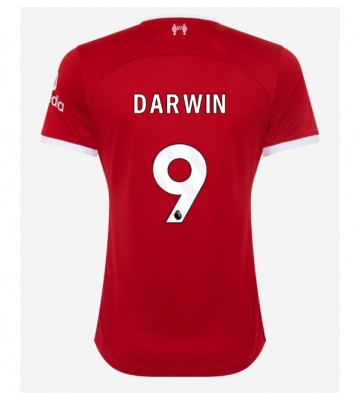Liverpool Darwin Nunez #9 Hjemmebanetrøje Dame 2023-24 Kort ærmer